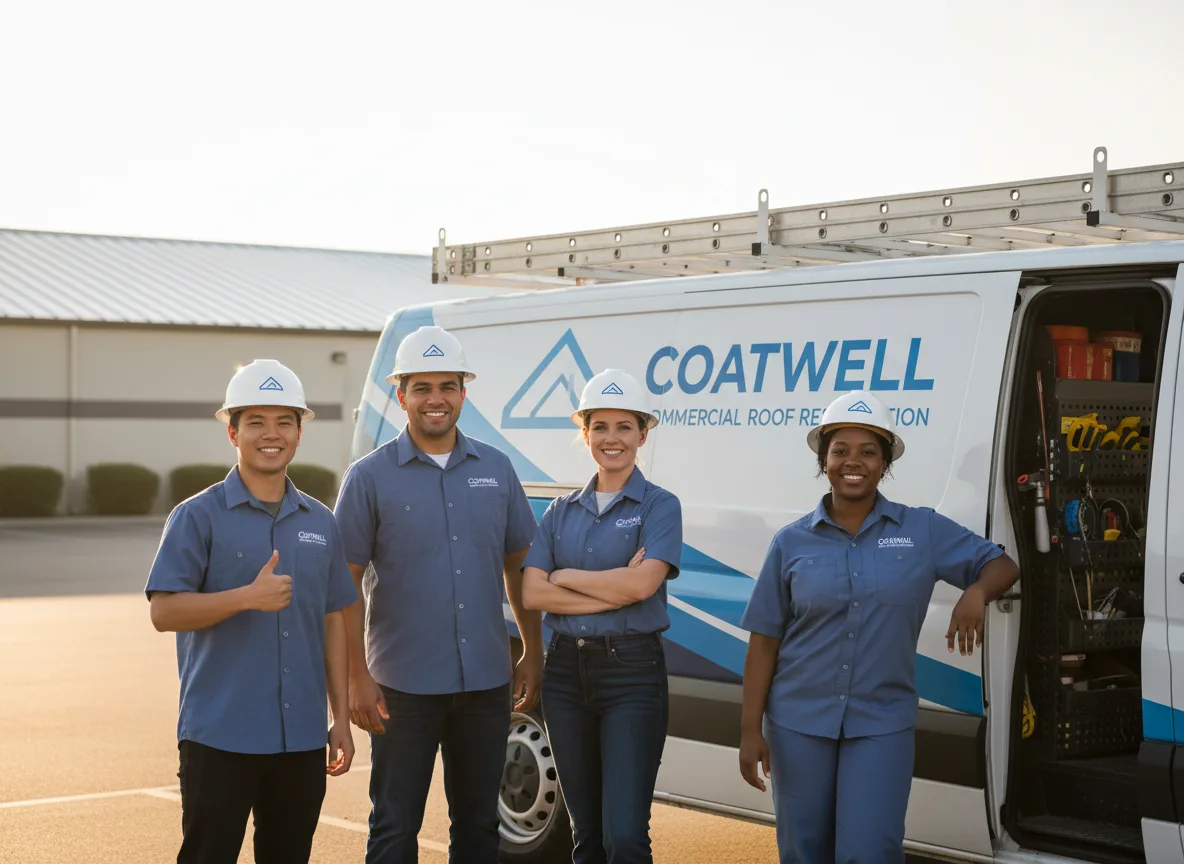Commercial roof coating company in Whitten, IA